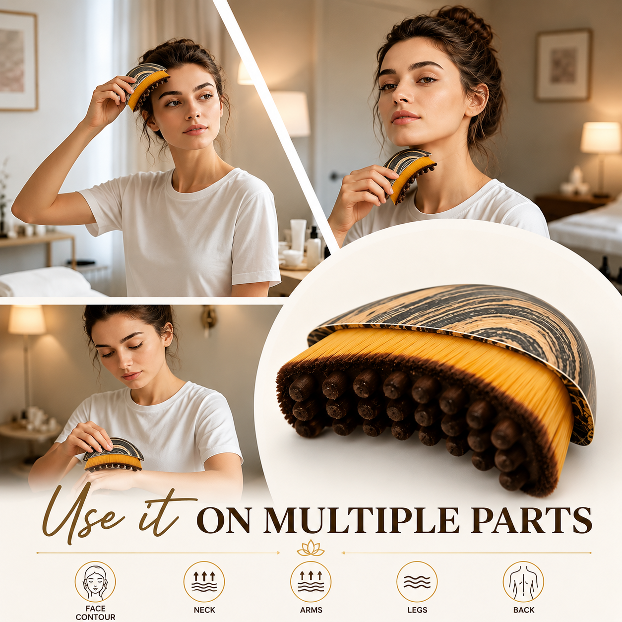 Glow Sculpt – Lymphatic Contour Face Brush