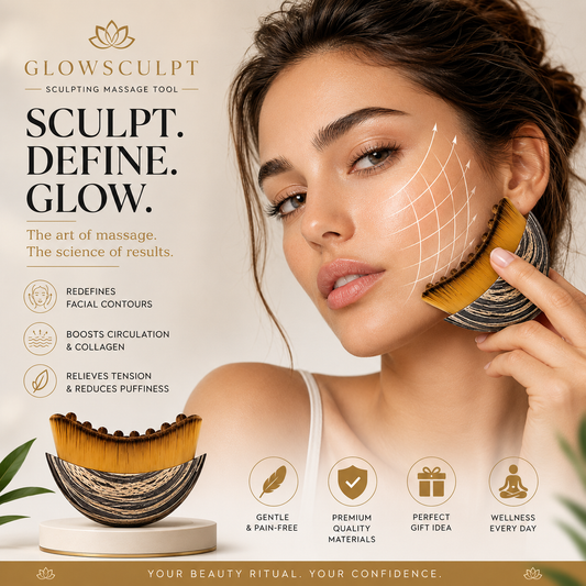 Glow Sculpt – Lymphatic Contour Face Brush