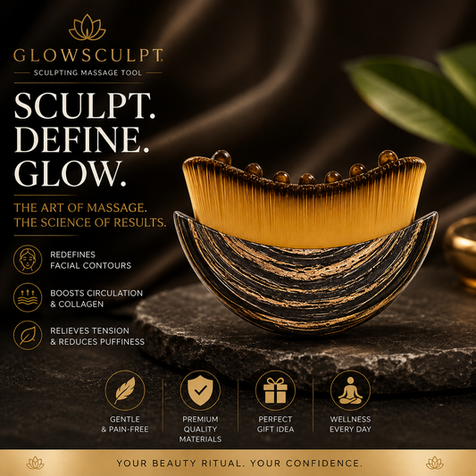 Glow Sculpt – Lymphatic Contour Face Brush