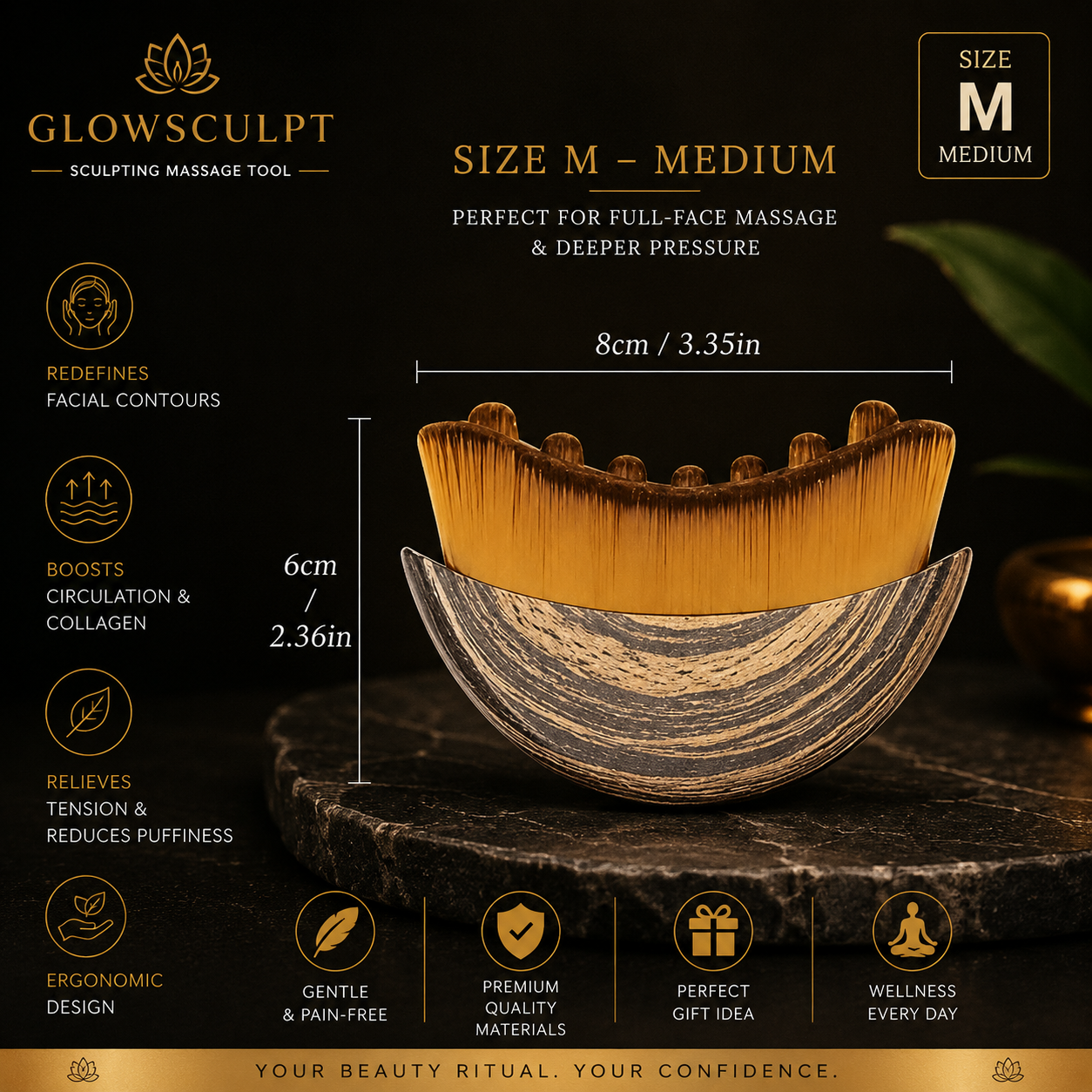 Glow Sculpt – Lymphatic Contour Face Brush